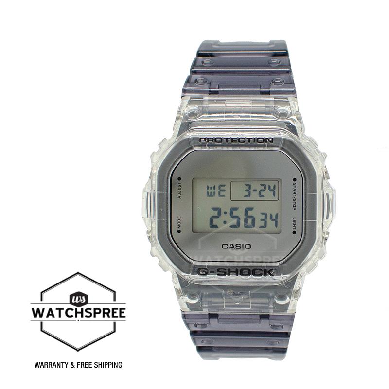 [Watchspree] Casio G-Shock DW-5600 Lineup Special Color Models Semi-Transparent Resin Band Watch DW5600SK-1D DW-5600SK-1D DW-5600SK-1